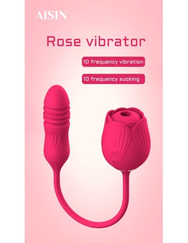 Rose Dildo / Clitoris Sucker